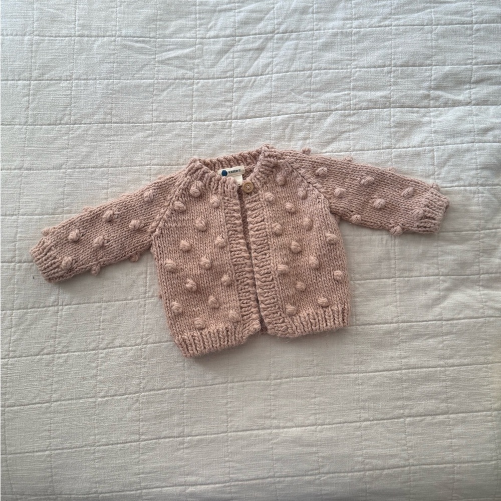 Cozy Pink Knit Sweater for Kids